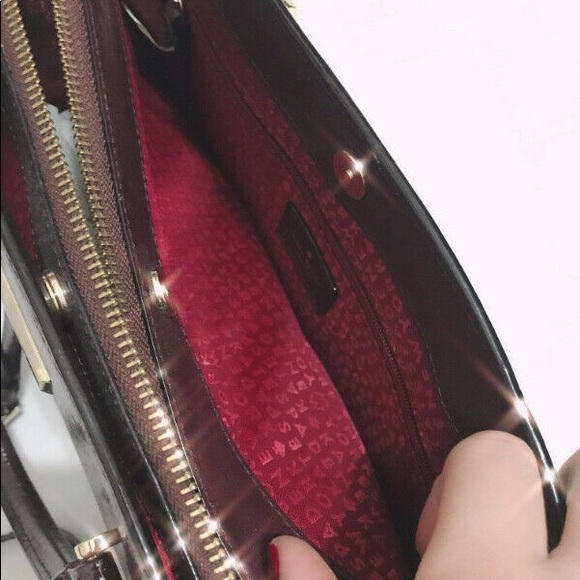 Kate Spade NWT Mahogany Bixby Place Lise Satchel - Picture 2 of 5